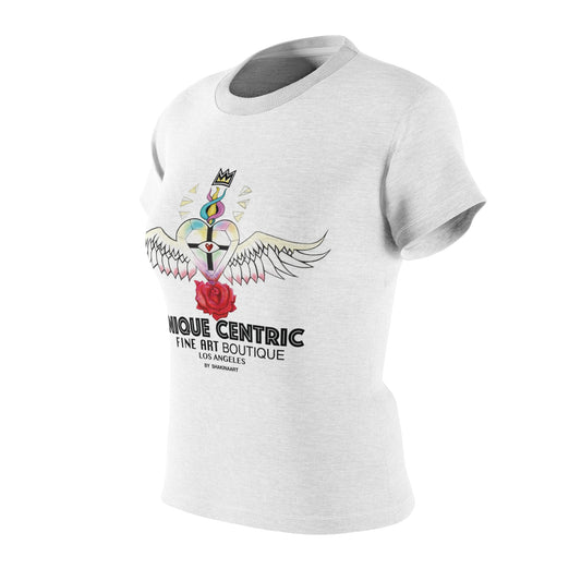 UNIQUE CENTRIC FINE ART BOUTIQUE: POWER WISDOM & LOVE WHITE QUEEN TEE