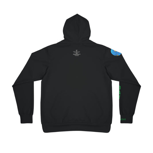 UNIQUE CENTRIC EARTH DAY IS EVERYDAY FINE ART HOODIE