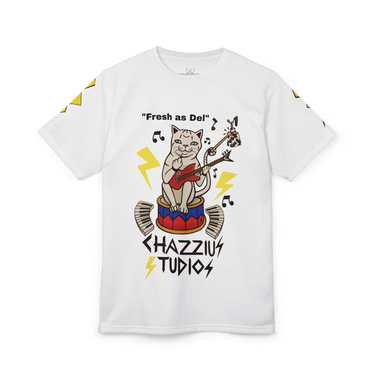 Rockin' Cat Unisex T-Shirt - Chazzius Studios