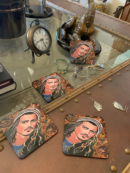 JOHNNY DEPP PREMIUM RUM COASTERS