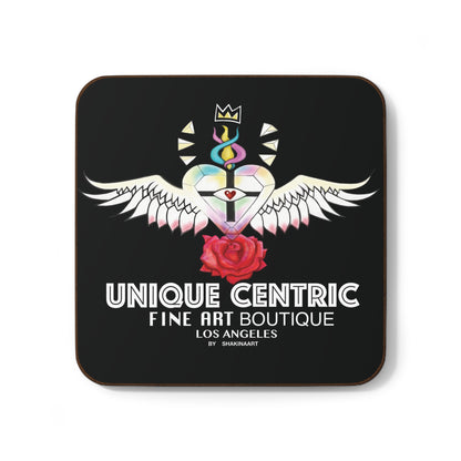 UNIQUE CENTRIC POWER WISDOM & LOVE FINE ART BOUTIQUE BLACK BRAND LEGENDS PREMIUM COASTER