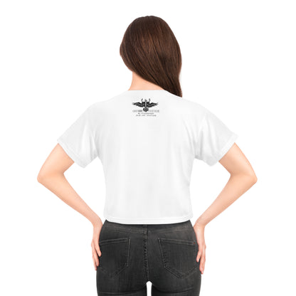Galaxy Star Dog & Droid Crop Tee