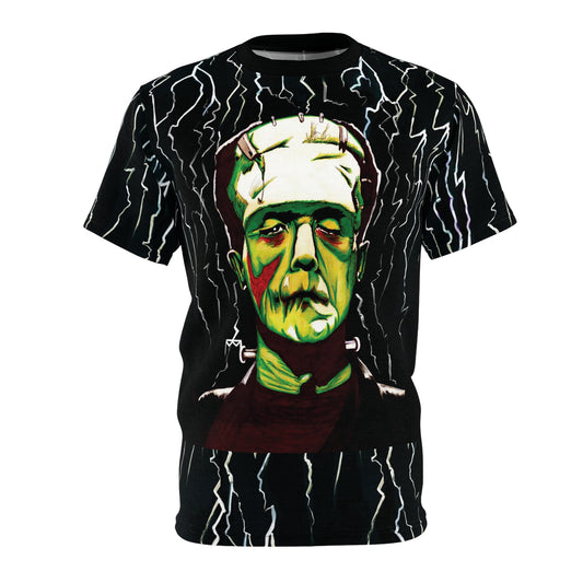 You Will Get noticed with UNIQUE CENTRIC BY SHAKINAART FINE ART Frankenstein Monster T-Shirt! Perfect for horror movie enthusiasts, this eye-catching design INSPIRED BY BORIS KARLOFF  is a must-have. Stand out from the crowd, and turn heads. GOTH KINGS Shop now!