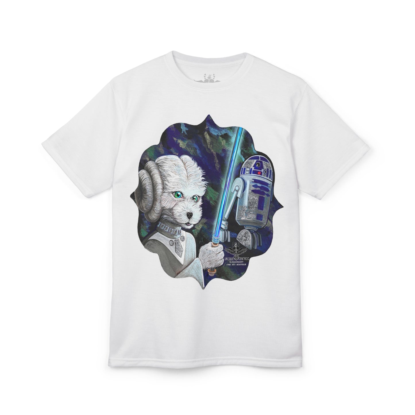 Space Dog & Droid Graphic T‑Shirt