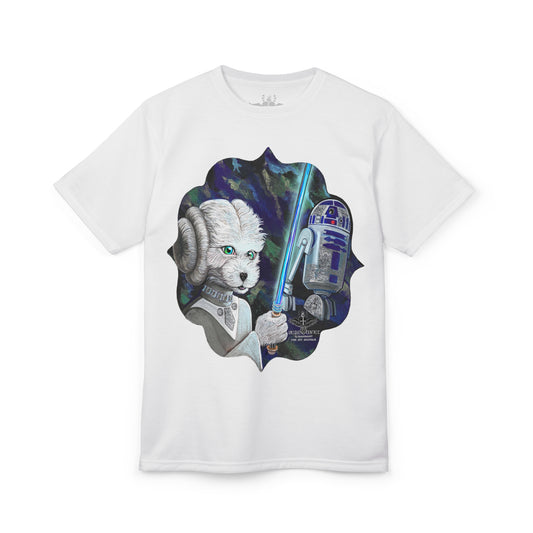 Space Dog & Droid Graphic T‑Shirt