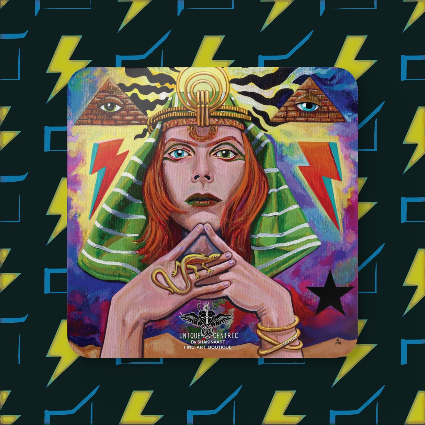 DAVID BOWIE CELEBRATION DRINK COASTER 