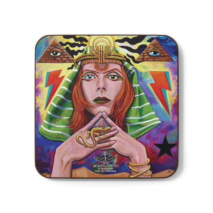 UNIQUE CENTRIC DAVID BOWIE ZIGGY STARDUST MUSIC LEGEND FINE ART PREMIUM COASTER