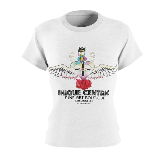 UNIQUE CENTRIC FINE ART BOUTIQUE: POWER WISDOM & LOVE WHITE QUEEN TEE