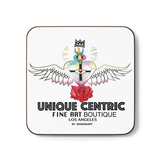 UNIQUE CENTRIC POWER WISDOM & LOVE FINE ART BOUTIQUE WHITE PREMIUM COASTER