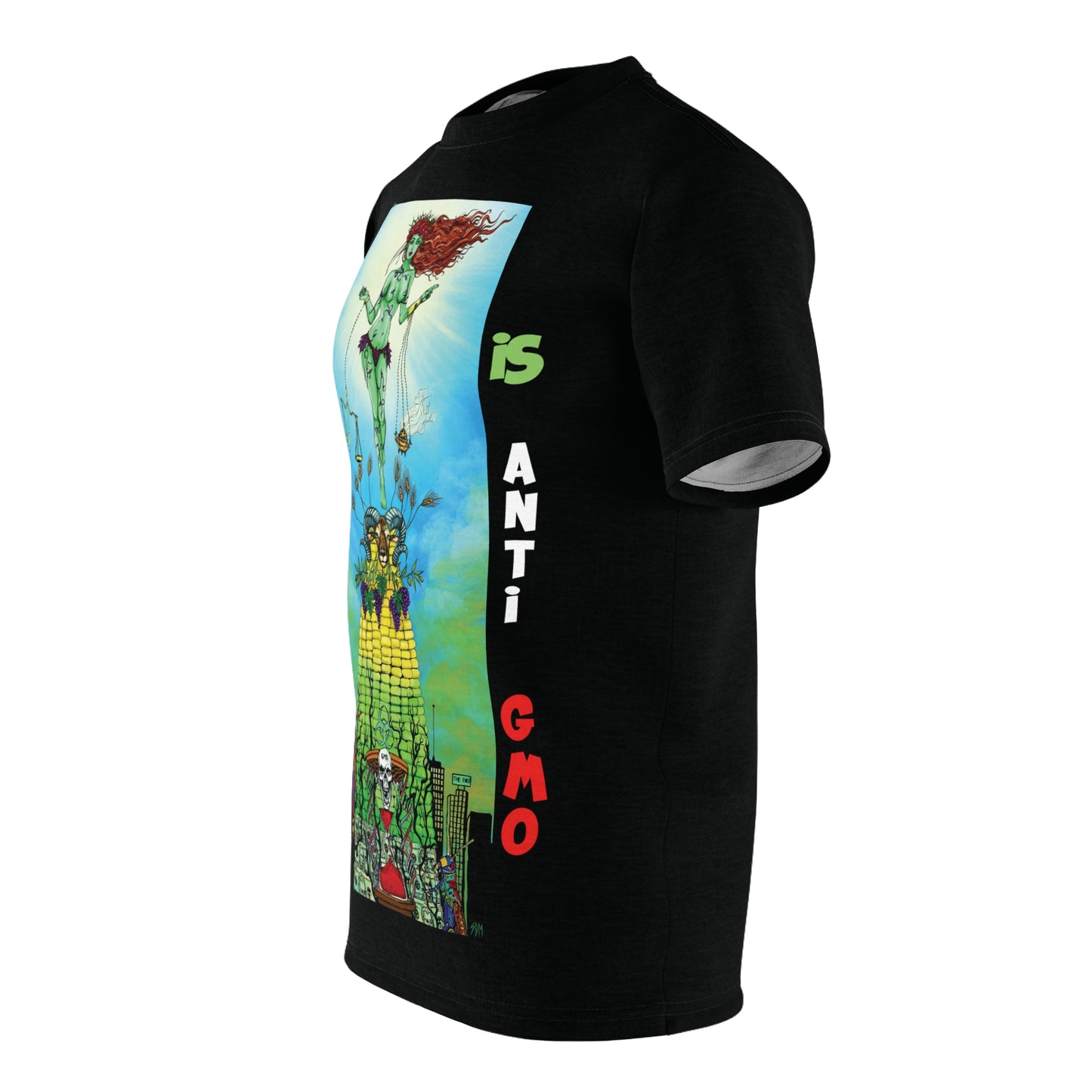 UNIQUE CENTRIC MOTHER EARTH DAY FINE ART COUTURE KING TEE