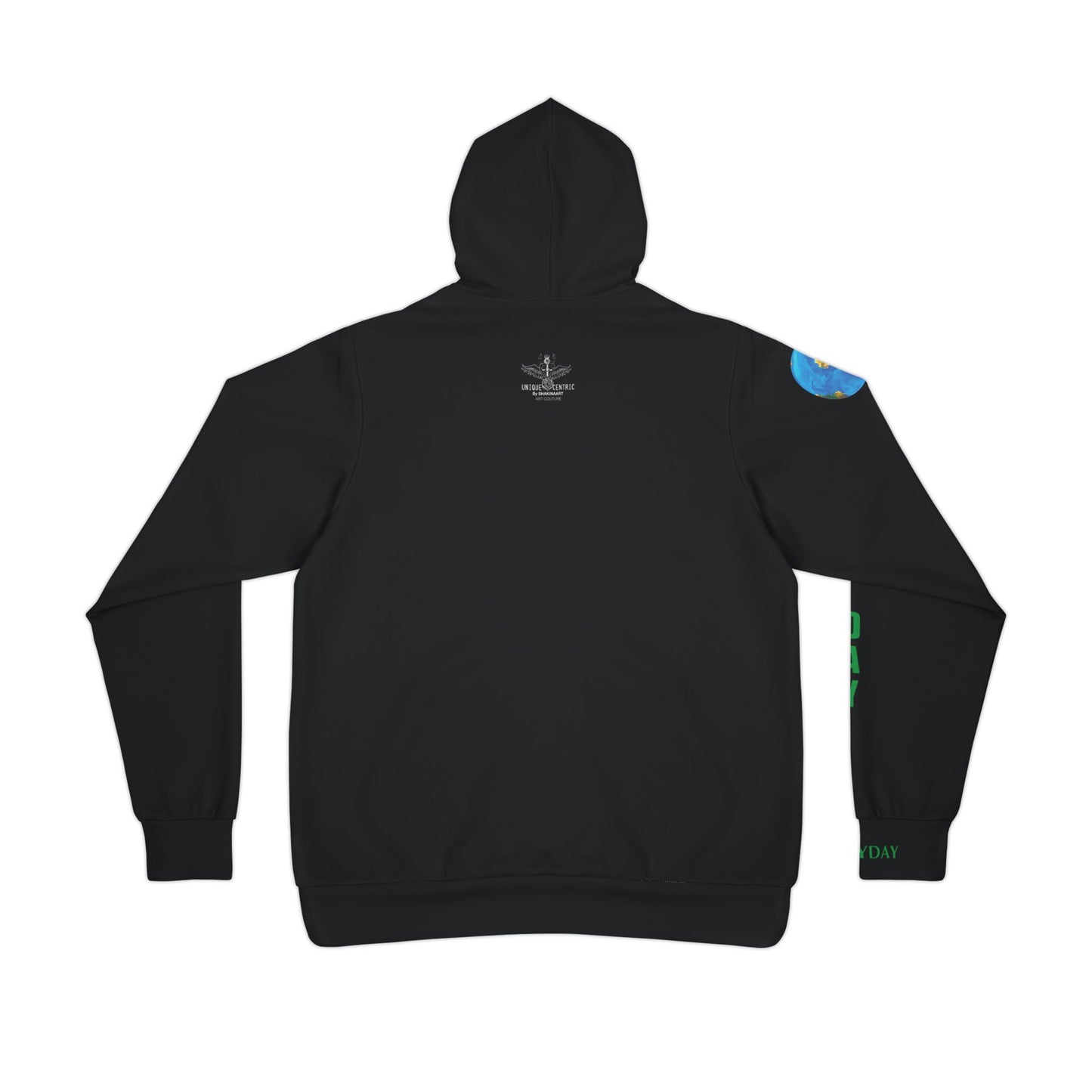 UNIQUE CENTRIC EARTH DAY IS EVERYDAY FINE ART HOODIE