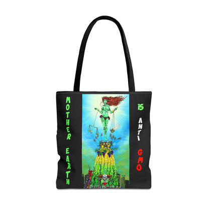 UNIQUE CENTRIC MOTHER EARTH DAY FINE ART BOUTIQUE TOTE BAG