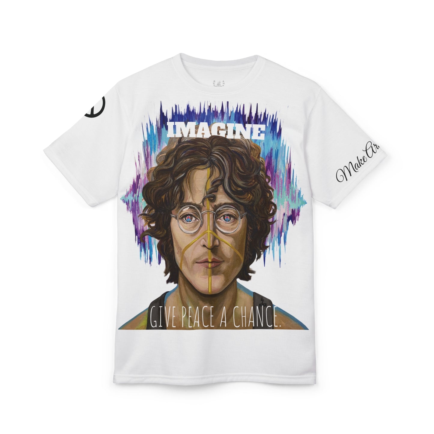 John Imagine "Give Peace a Chance" Fine Art Tee