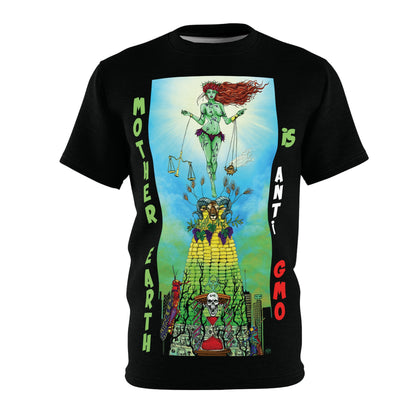 UNIQUE CENTRIC MOTHER EARTH DAY FINE ART COUTURE KING TEE