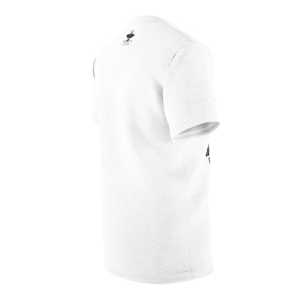 UNIQUE CENTRIC FINE ART BOUTIQUE: POWER WISDOM & LOVE WHITE BRAND LOGO KING TEE