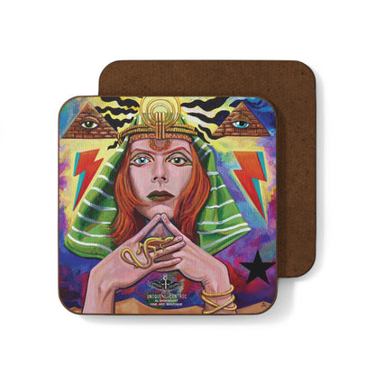 UNIQUE CENTRIC DAVID BOWIE ZIGGY STARDUST MUSIC LEGEND FINE ART PREMIUM COASTER