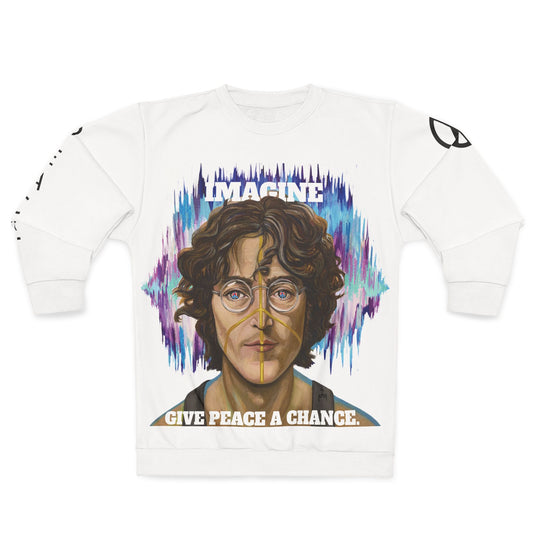 John "Imagine" — "Give Peace a Chance" Fine Art Couture Sweatshirt