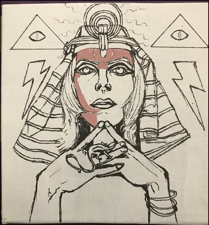 DAVID BOWIE SHAKINAART PROGRESS PAINTING