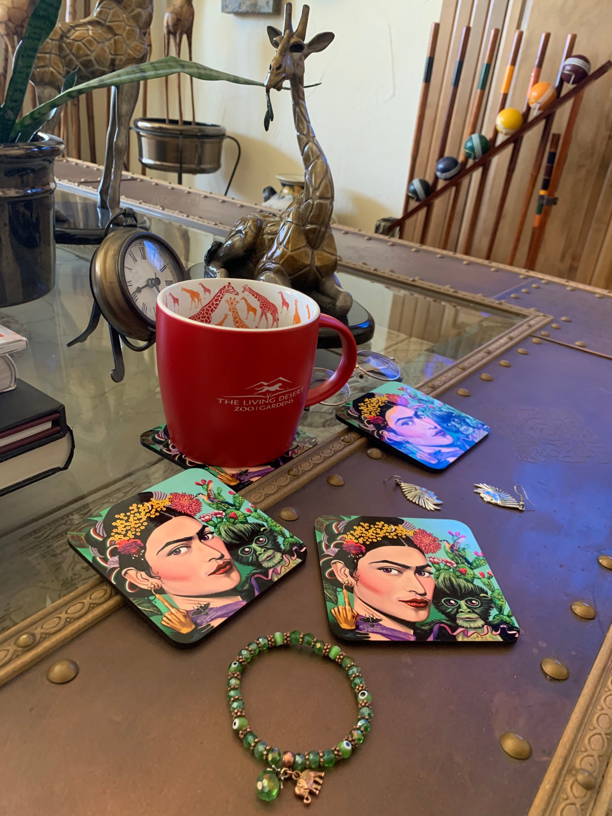 FRIDA KAHLO COLLECTOR DRINK COASTER