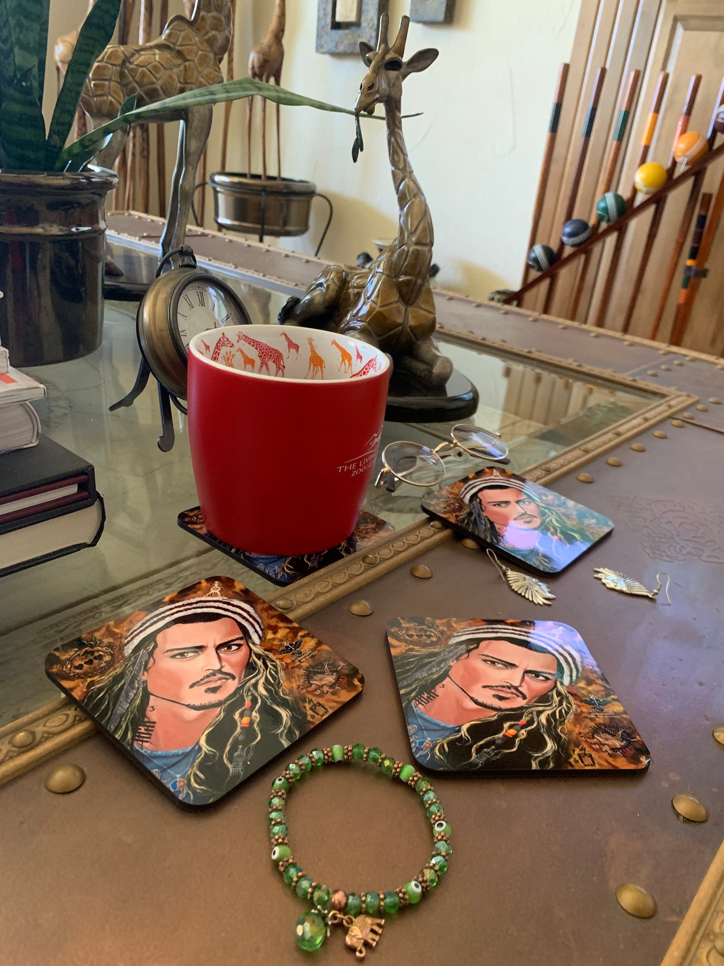 JOHNNY DEPP THE BRAVE DRINK COASTER