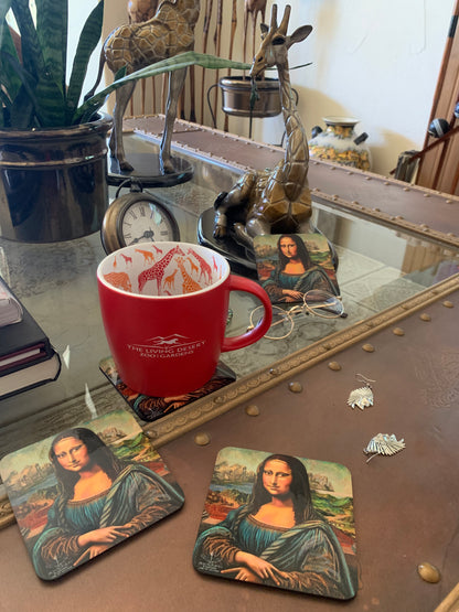 MONA LISA PEACE WINE COASTER SHAKINAART
