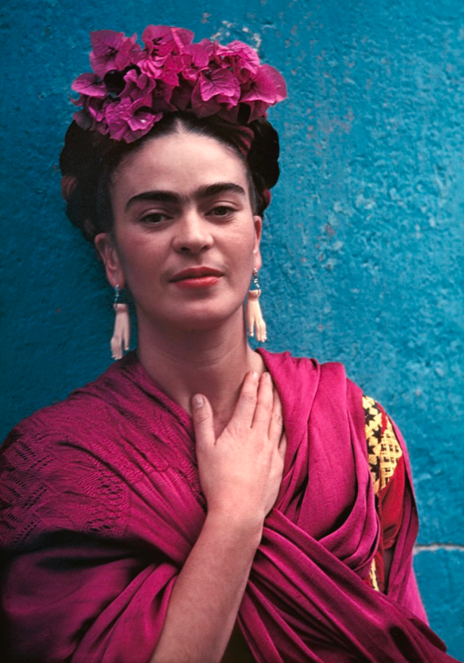FRIDA KAHLO WITH PICASSO EARRINGS